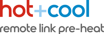 Logo Dyson Hot+Cool Remote Link Pre-heat.